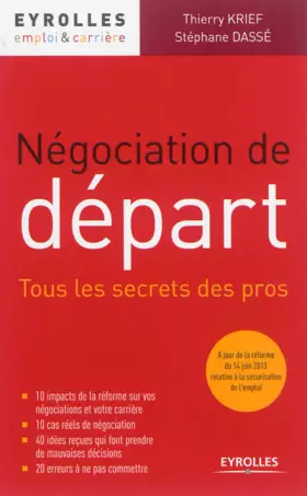 Couverture du produit · Négociation de départ: Tous les secrets des pros.