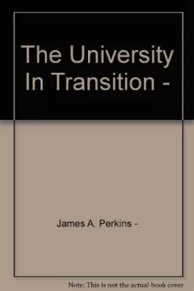Couverture du produit · The University In Transition -
