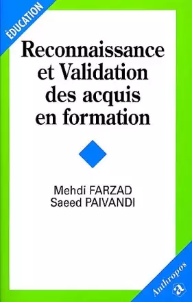 Couverture du produit · Reconnaissance et validation des acquis en formation