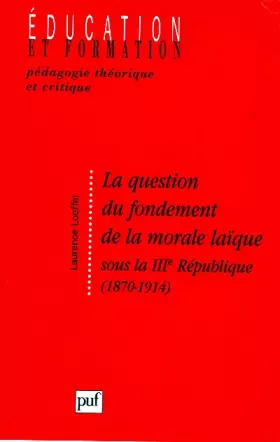 Couverture du produit · Education et formation