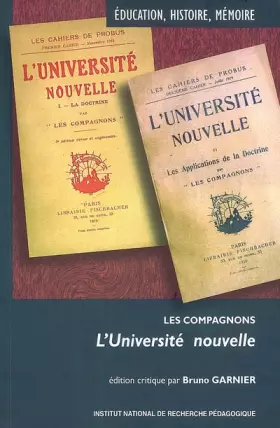 Couverture du produit · L'Université nouvelle : Les compagnons