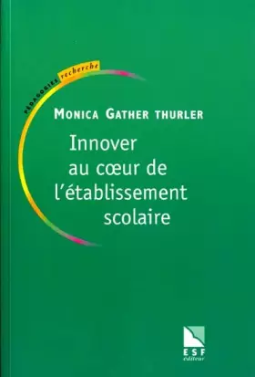 Couverture du produit · L'établissement scolaire et stratégies d'innovation
