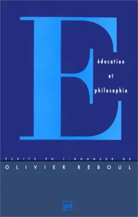 Couverture du produit · Education et Philosophie