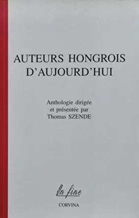 Couverture du produit · Auteurs hongrois d'aujourd'hui