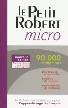 Couverture du produit · PETIT ROBERT MICRO