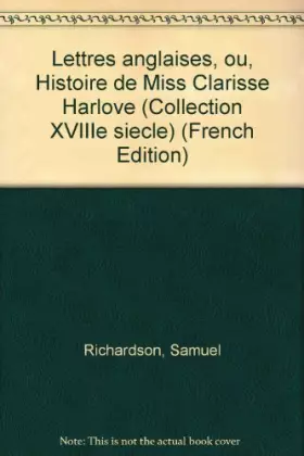 Couverture du produit · Histoire de Miss Clarisse Harlove