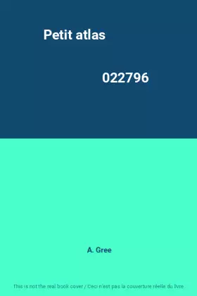Couverture du produit · Petit atlas                                                                                   022796