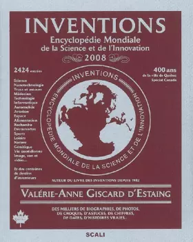 Couverture du produit · Inventions 2008 (Ancien prix Editeur : 29,95 Euros)