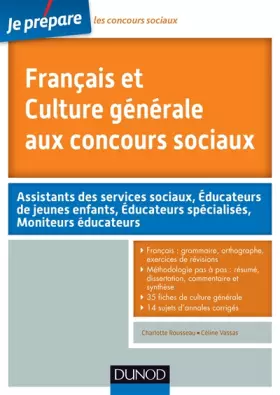 Couverture du produit · Français et Culture générale aux concours sociaux