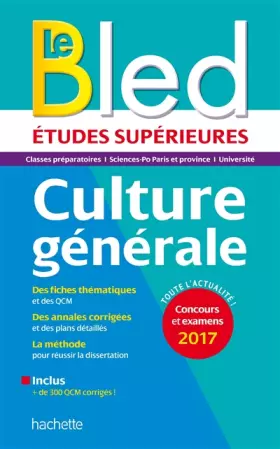 Couverture du produit · Bled Etudes Supérieures Culture Générale