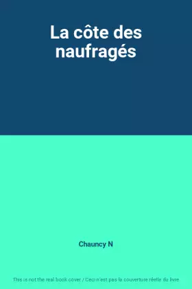 Couverture du produit · La côte des naufragés