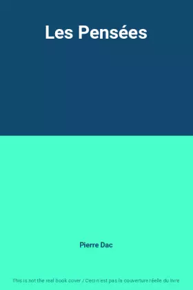 Couverture du produit · Les Pensées