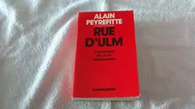Couverture du produit · Rue d'Ulm : chroniques de la vie normalienne