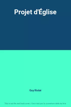 Couverture du produit · Projet d'Église