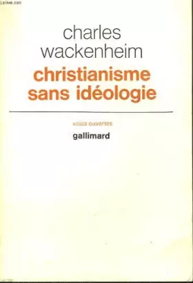 Couverture du produit · Christianisme sans idéologie