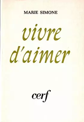 Couverture du produit · Vivre d'aimer.