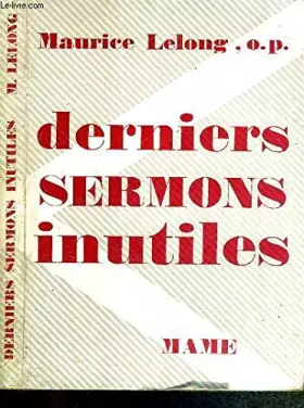 Couverture du produit · Derniers sermons inutiles