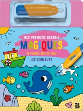 Couverture du produit · Mon premier Je colorie avec de l'eau: Les couleurs