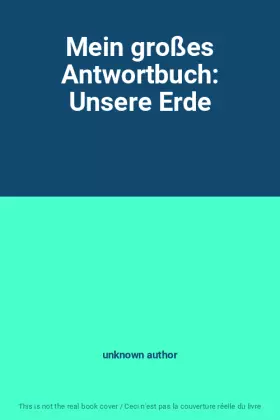 Couverture du produit · Mein großes Antwortbuch: Unsere Erde