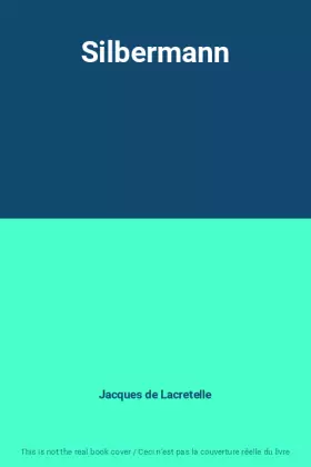 Couverture du produit · Silbermann