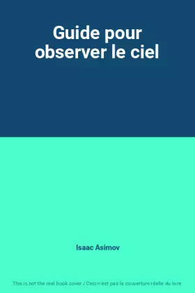 Couverture du produit · Guide pour observer le ciel