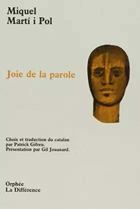 Couverture du produit · Joie de la parole