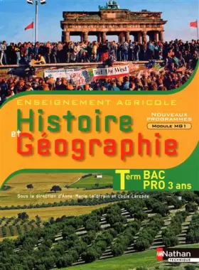 Couverture du produit · Histoire et Géographie Tle Bac Pro 3 ans agricole