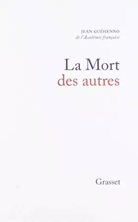 Couverture du produit · La mort des autres