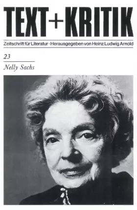 Couverture du produit · Nelly Sachs (TEXT+KRITIK 23)