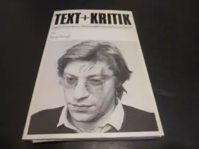 Couverture du produit · Text + Kritik Zeitschrift für Literatur Heft 81. Botho Strauß.