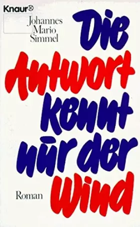 Couverture du produit · Die Antwort Kennt NUR Der Wind