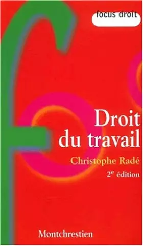 Couverture du produit · Droit du travail - 2è édition