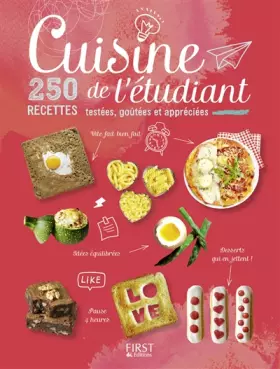 Couverture du produit · Cuisine de l'étudiant - 250 recettes testées, goûtées et appréciées