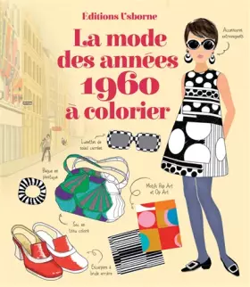 Couverture du produit · La mode des années 1960 à colorier