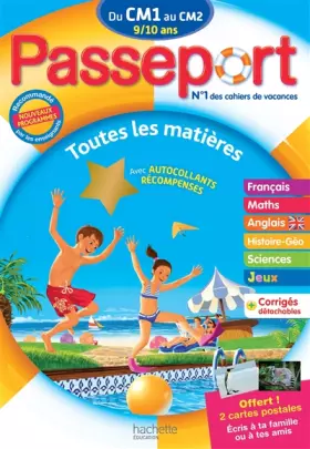 Couverture du produit · Passeport du CM1 au CM2 - Cahier de vacances