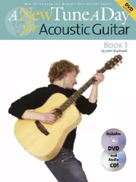Couverture du produit · Acoustic Guitar, Book 1: A New Tune a Day(Book, DVD & CD)