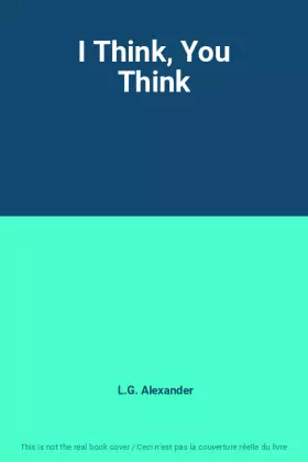 Couverture du produit · I Think, You Think