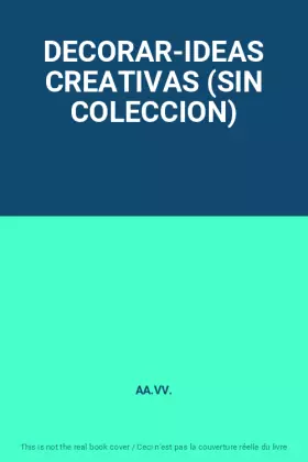 Couverture du produit · DECORAR-IDEAS CREATIVAS (SIN COLECCION)