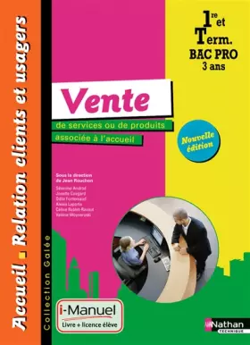 Couverture du produit · Vente de services ou de produits associée à l'accueil - 1re/Tle Bac Pro ARCU
