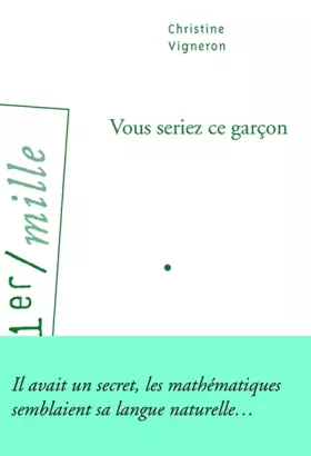 Couverture du produit · Vous seriez ce garçon