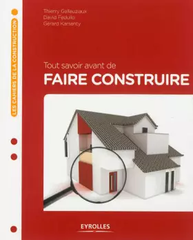 Couverture du produit · Tout savoir avant de faire construire
