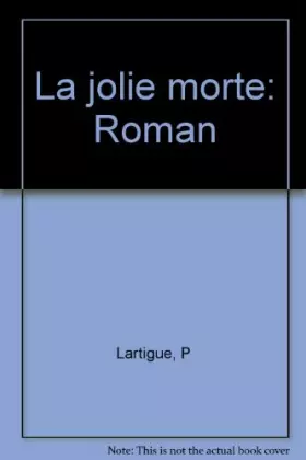 Couverture du produit · La jolie morte