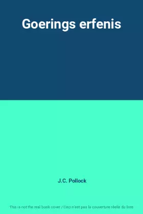 Couverture du produit · Goerings erfenis