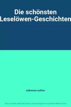 Couverture du produit · Die schönsten Leselöwen-Geschichten