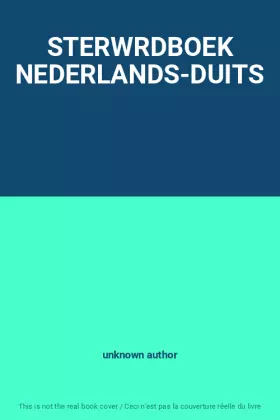 Couverture du produit · STERWRDBOEK NEDERLANDS-DUITS