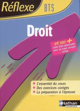 Couverture du produit · Reflexe : Droit - BTS