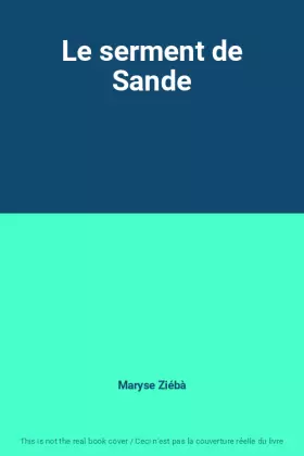 Couverture du produit · Le serment de Sande
