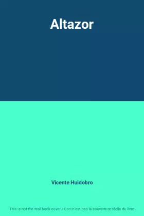 Couverture du produit · Altazor