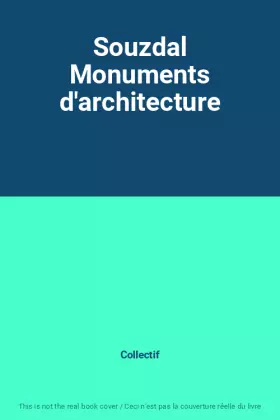 Couverture du produit · Souzdal Monuments d'architecture