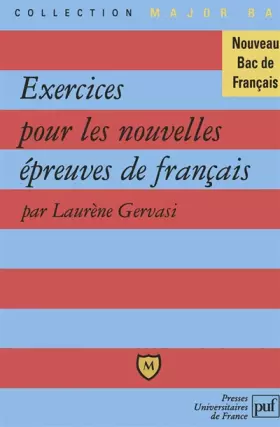 Couverture du produit · Exercices pour les nouvelles épreuves de français